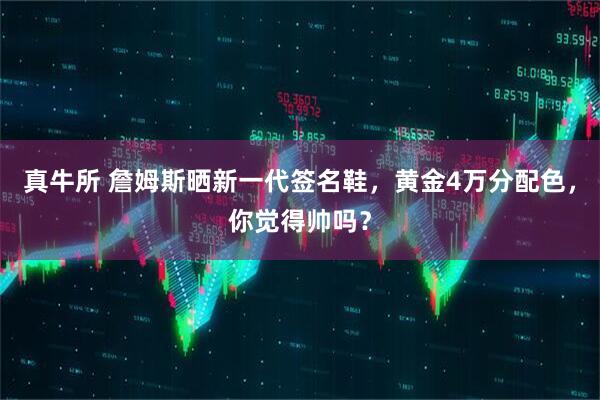 真牛所 詹姆斯晒新一代签名鞋，黄金4万分配色，你觉得帅吗？